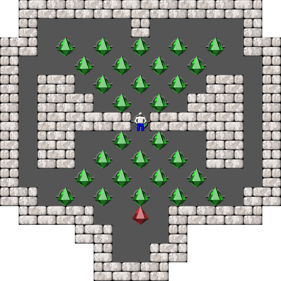 Sokoban Mass Remodel level 454